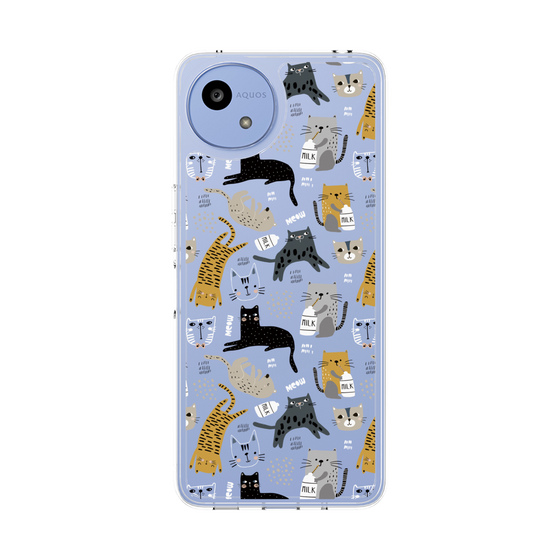 Slim Protection Case［ Funny Cats - 01 ］
