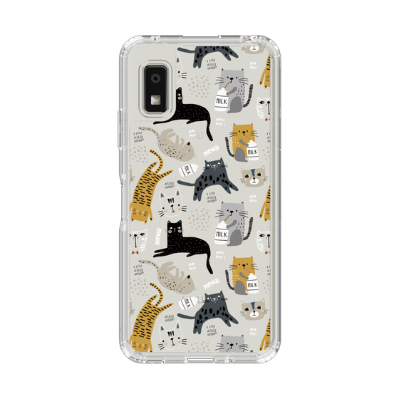 Slim Protection Case［ Funny Cats - 01 ］