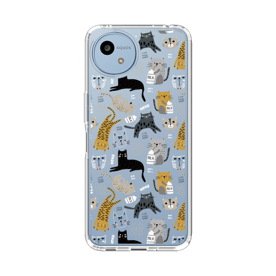 Slim Protection Case［ Funny Cats - 01 ］