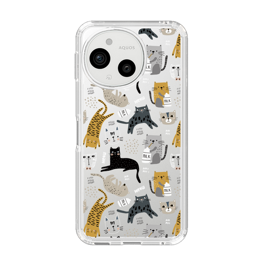 Slim Protection Case［ Funny Cats - 01 ］