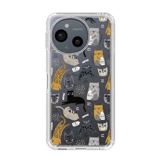 Slim Protection Case［ Funny Cats - 01 ］