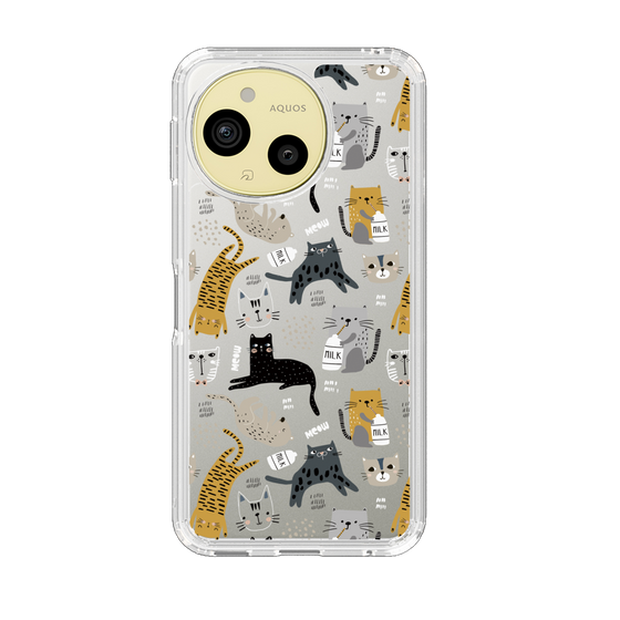 Slim Protection Case［ Funny Cats - 01 ］