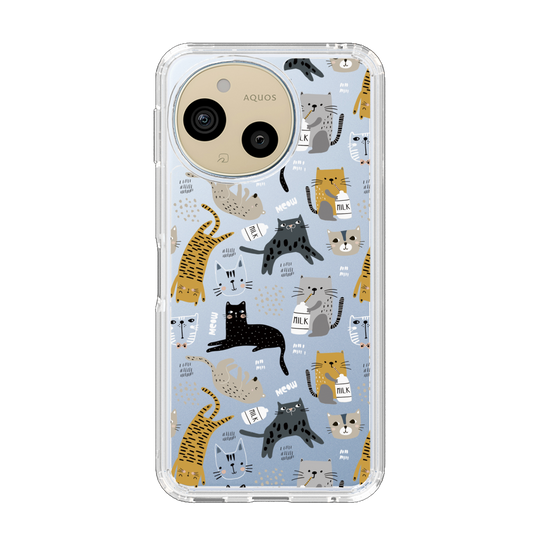 Slim Protection Case［ Funny Cats - 01 ］