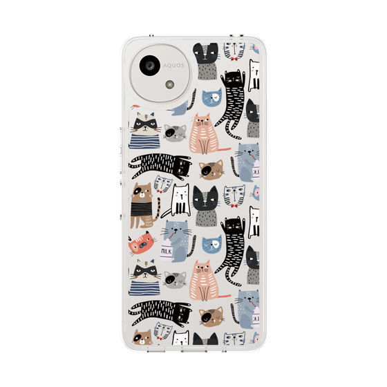 Slim Protection Case［ Funny Cats - 04 ］