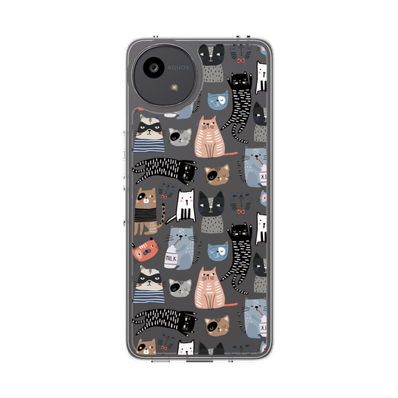 Slim Protection Case［ Funny Cats - 04 ］