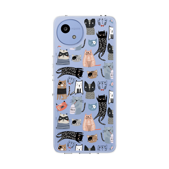 Slim Protection Case［ Funny Cats - 04 ］