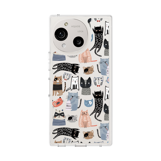 Slim Protection Case［ Funny Cats - 04 ］