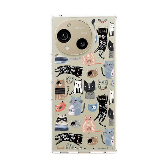 Slim Protection Case［ Funny Cats - 04 ］