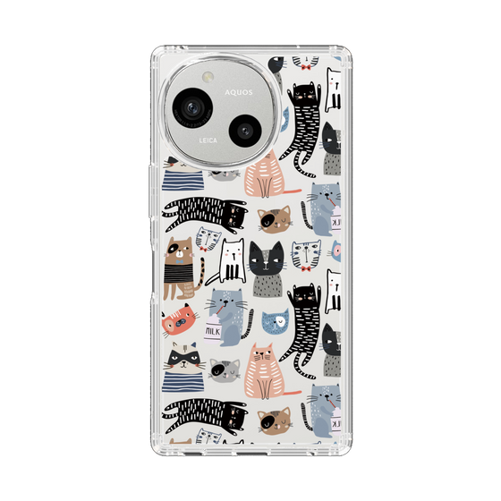 Slim Protection Case［ Funny Cats - 04 ］