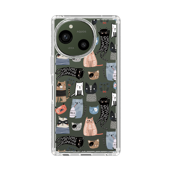 Slim Protection Case［ Funny Cats - 04 ］