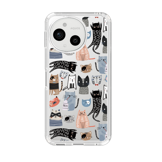 Slim Protection Case［ Funny Cats - 04 ］