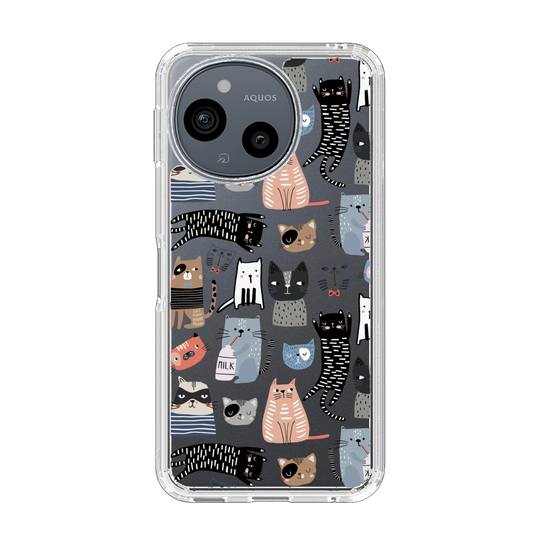 Slim Protection Case［ Funny Cats - 04 ］