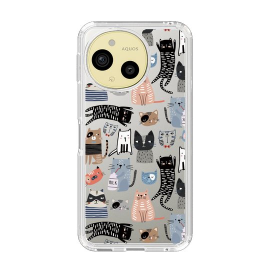 Slim Protection Case［ Funny Cats - 04 ］