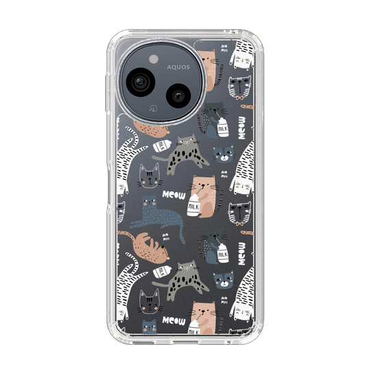 Slim Protection Case［ Funny Cats - 05 ］