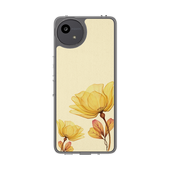 Slim Protection Case［ Natural Flower - Yellow ］