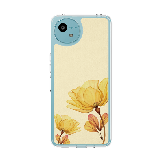 Slim Protection Case［ Natural Flower - Yellow ］