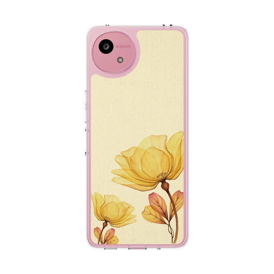 Slim Protection Case［ Natural Flower - Yellow ］