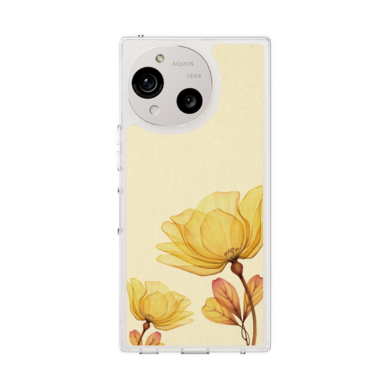 Slim Protection Case［ Natural Flower - Yellow ］