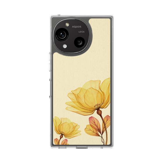 Slim Protection Case［ Natural Flower - Yellow ］