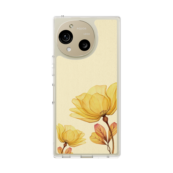 Slim Protection Case［ Natural Flower - Yellow ］