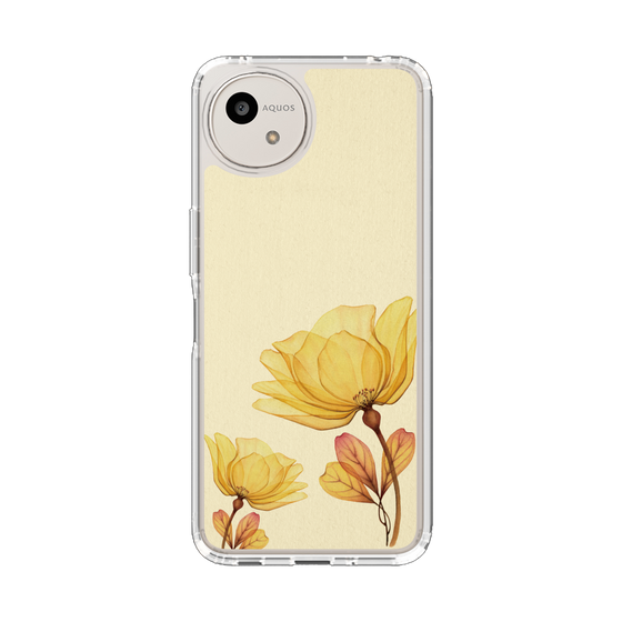 Slim Protection Case［ Natural Flower - Yellow ］