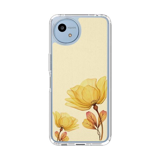 Slim Protection Case［ Natural Flower - Yellow ］