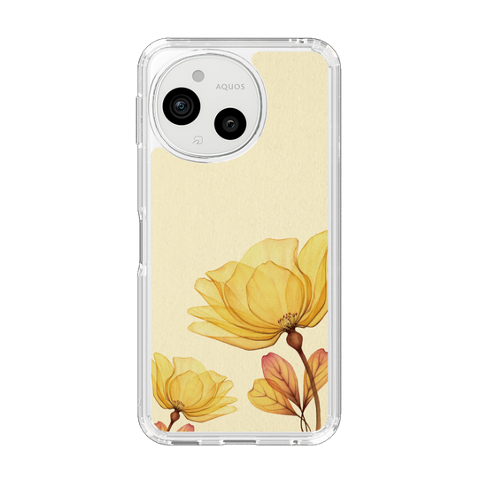 Slim Protection Case［ Natural Flower - Yellow ］