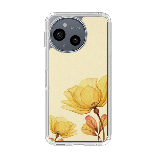 Slim Protection Case［ Natural Flower - Yellow ］
