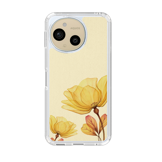 Slim Protection Case［ Natural Flower - Yellow ］