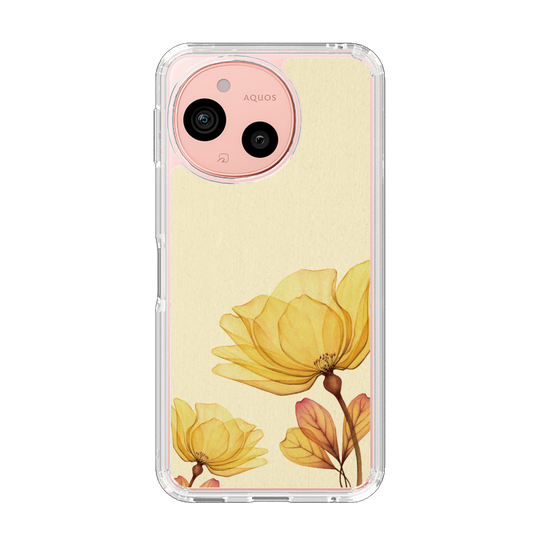 Slim Protection Case［ Natural Flower - Yellow ］