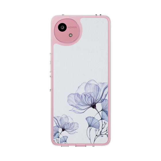Slim Protection Case［ Natural Flower - blue ］