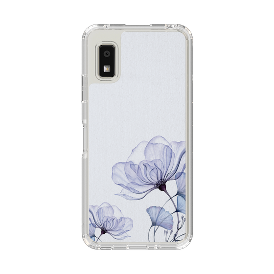 Slim Protection Case［ Natural Flower - blue ］