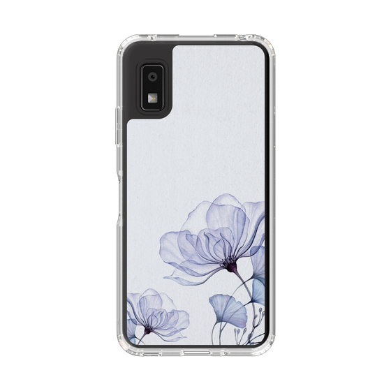 Slim Protection Case［ Natural Flower - blue ］