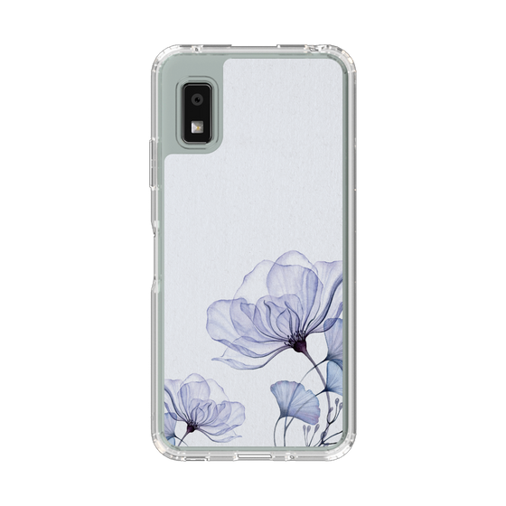 Slim Protection Case［ Natural Flower - blue ］