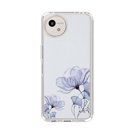 Slim Protection Case［ Natural Flower - blue ］