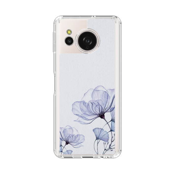 Slim Protection Case［ Natural Flower - blue ］