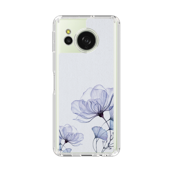 Slim Protection Case［ Natural Flower - blue ］