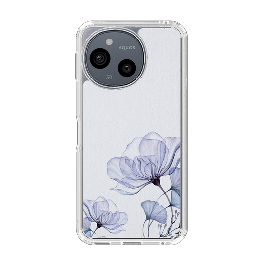 Slim Protection Case［ Natural Flower - blue ］