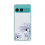 Slim Protection Case［ Natural Flower - blue ］