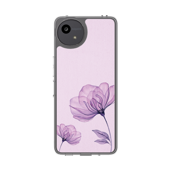 Slim Protection Case［ Natural Flower - Purple ］