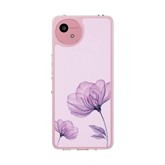 Slim Protection Case［ Natural Flower - Purple ］