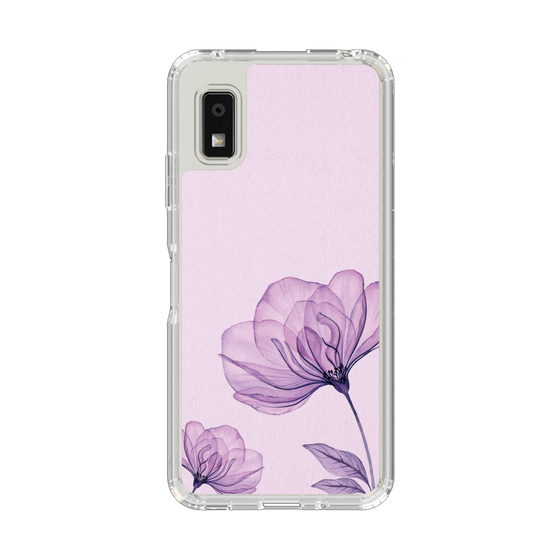 Slim Protection Case［ Natural Flower - Purple ］