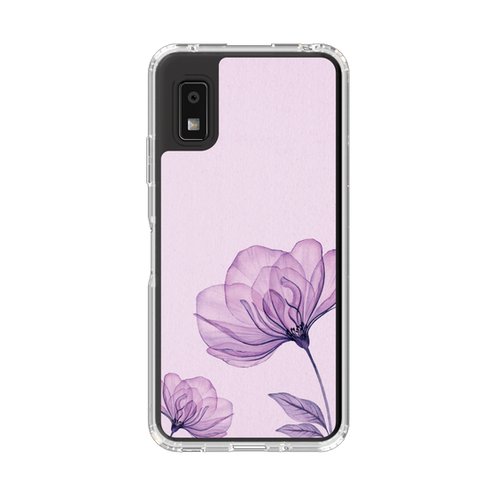 Slim Protection Case［ Natural Flower - Purple ］
