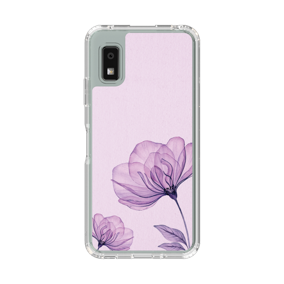 Slim Protection Case［ Natural Flower - Purple ］