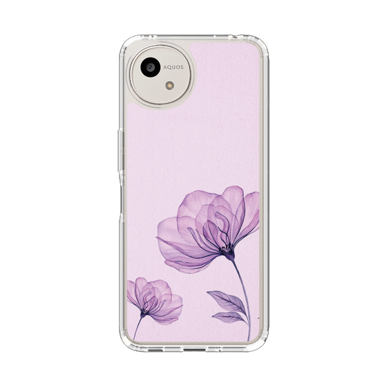 Slim Protection Case［ Natural Flower - Purple ］