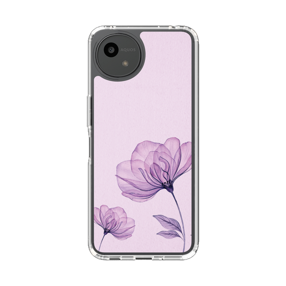 Slim Protection Case［ Natural Flower - Purple ］