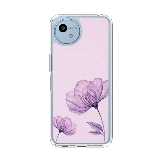 Slim Protection Case［ Natural Flower - Purple ］