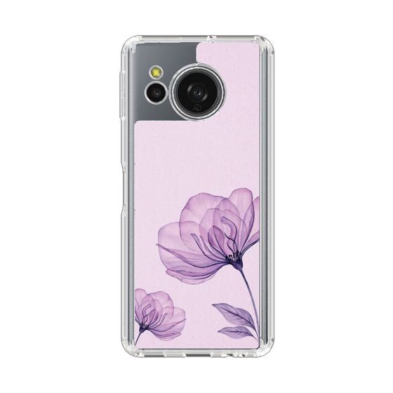 Slim Protection Case［ Natural Flower - Purple ］