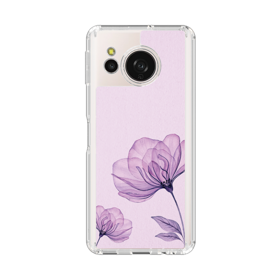 Slim Protection Case［ Natural Flower - Purple ］