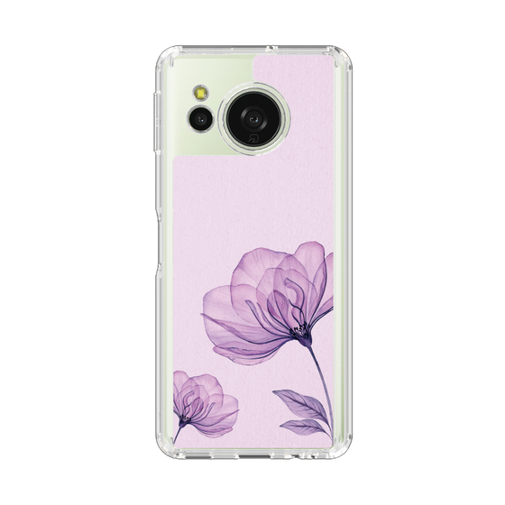Slim Protection Case［ Natural Flower - Purple ］